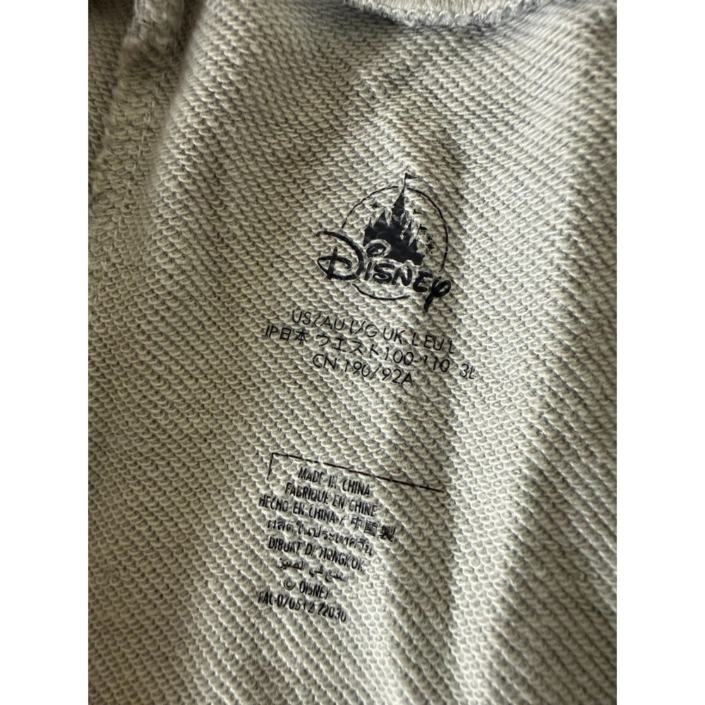 Disney Shorts Adult Large Grey Mickey Text All Over Print Drawstring Relax Mens - Picture 11 of 12